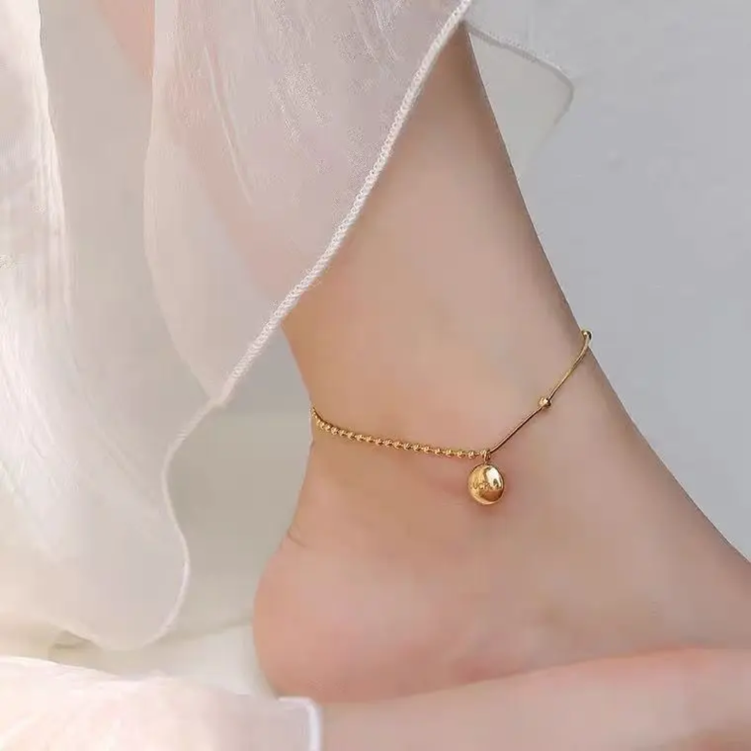 Love Charm Gold Anklet