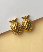 Pineapple Cute Gold Studs