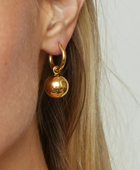 Ruru Ball Golden Earrings