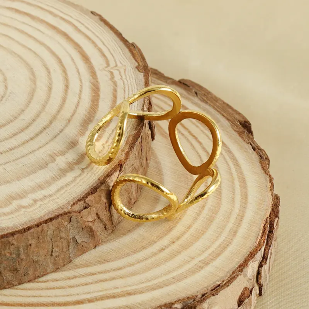 Circle Hollow Gold Ring