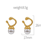 Sushi Pearl Gold Earrings