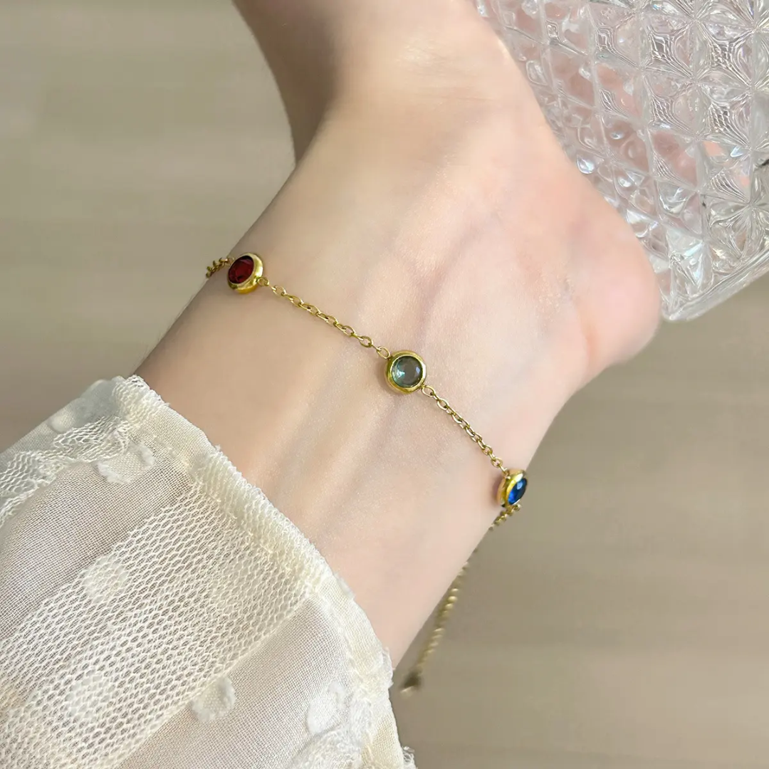 Meoni Multicolour Dainty Bracelet