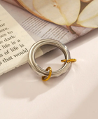 Karla Stackable Dual Silver Ring