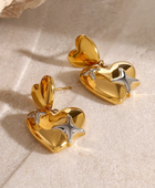 Gazi Star Heart Earrings✨❤️