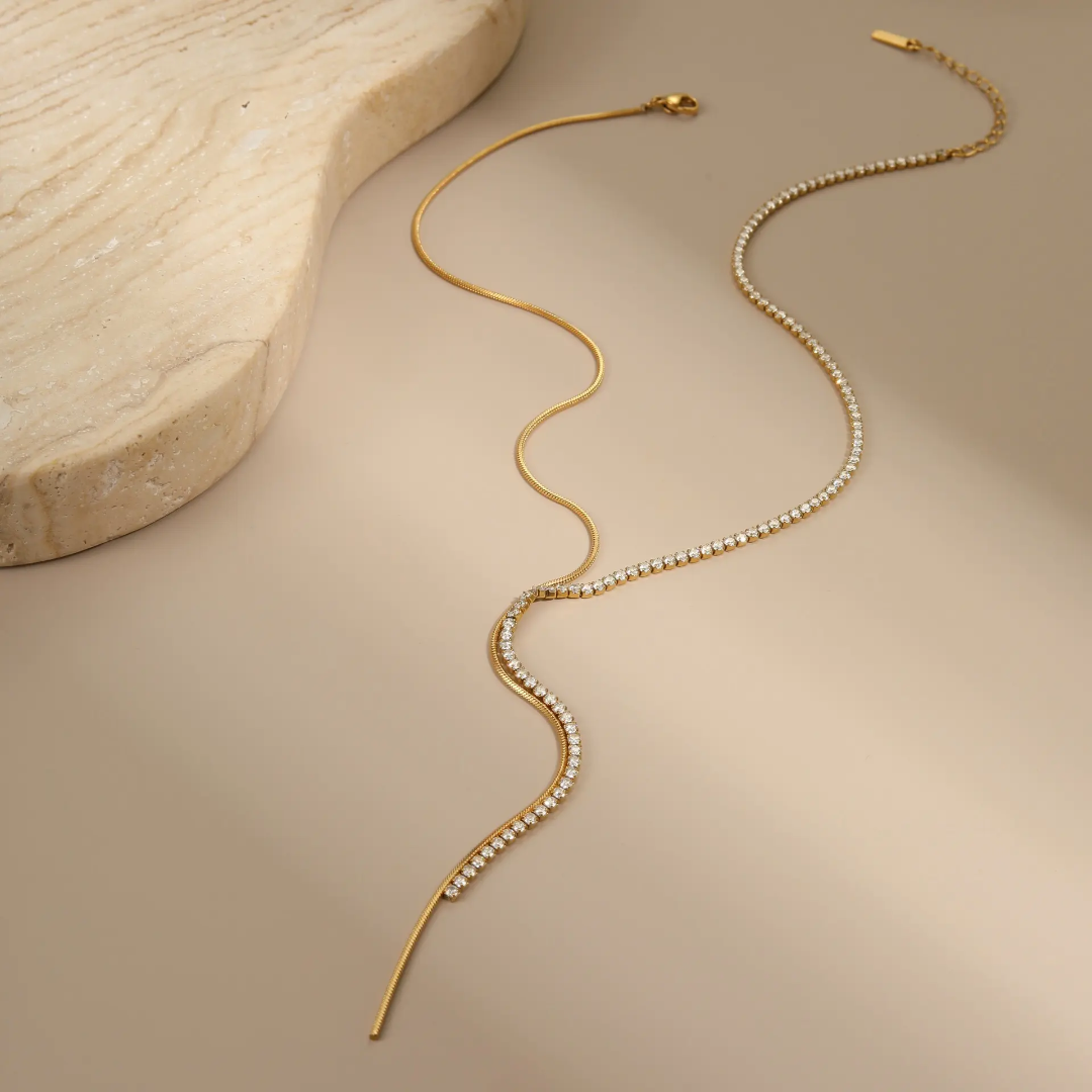 Whimsci Long Diamond Necklace✨