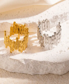Martishia Asymmetric Gold Ring