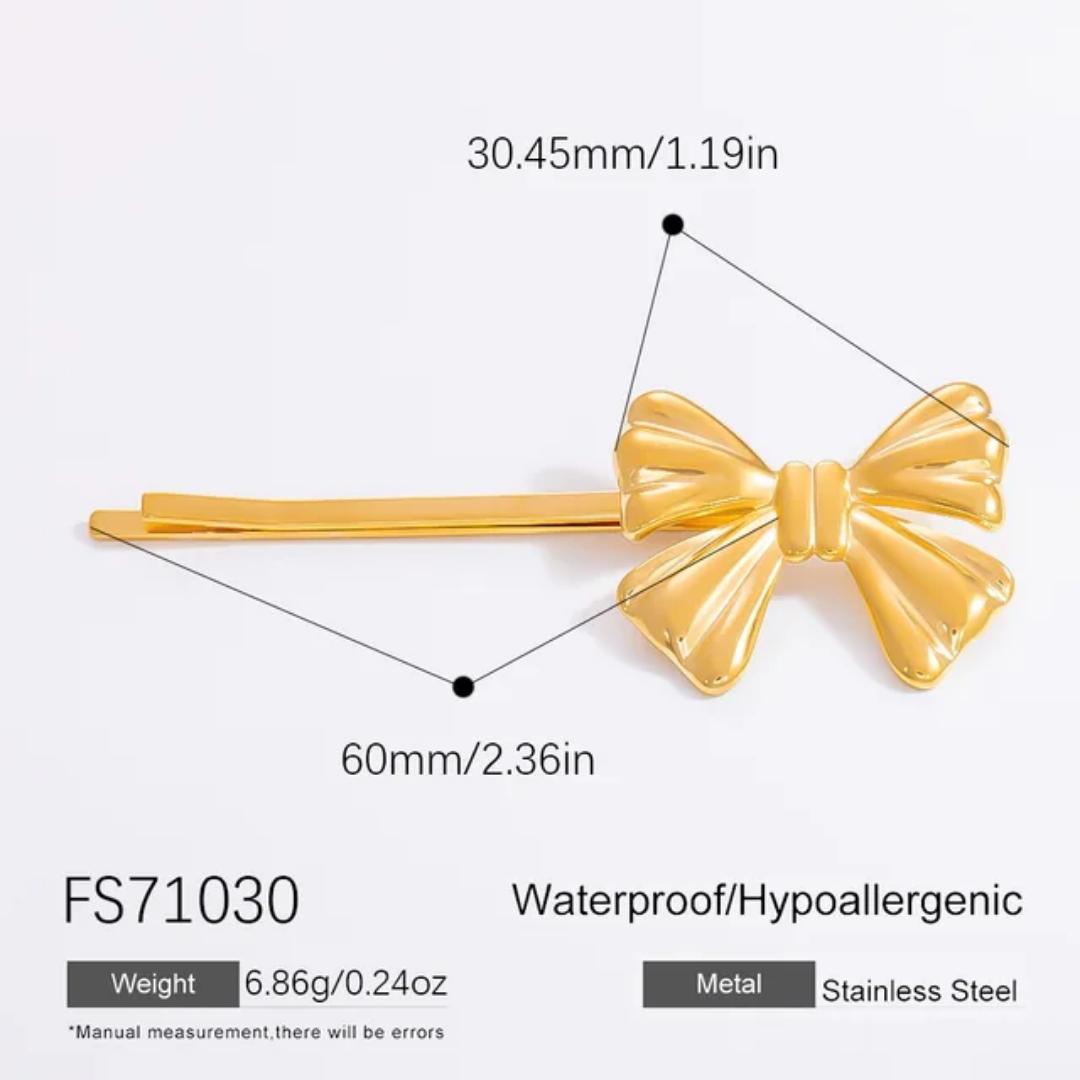 Girlie Statement Gold Clips