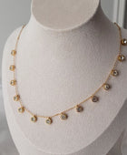 Drop Round Diamond Necklaces
