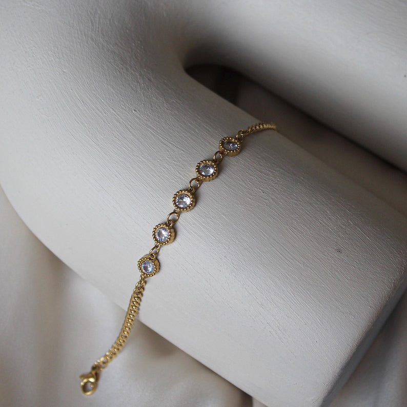 Verona Diamond Linked Bracelet