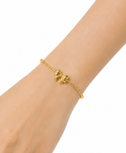 Ella Cute Bow Gold Cuff