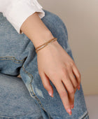 Chic Layered Diamond Bracelet