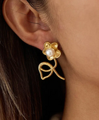 Flower of Spring Pearl Earrings