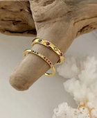 Wiser Multicolor Gold Ring