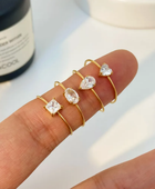 Diana Solitaire Gold Rings