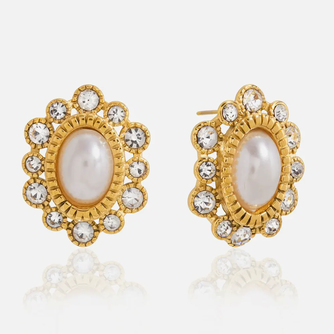 Kashvi Big Pearl Earrings