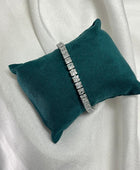 Claro Square Tennis Bracelets