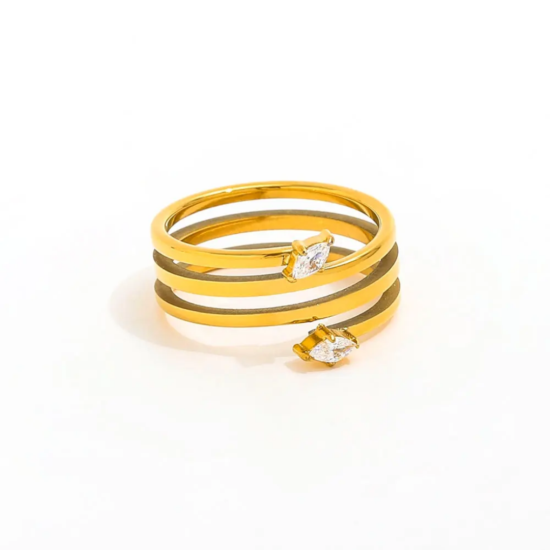 Kizani Twirl Gold Ring✨❤️