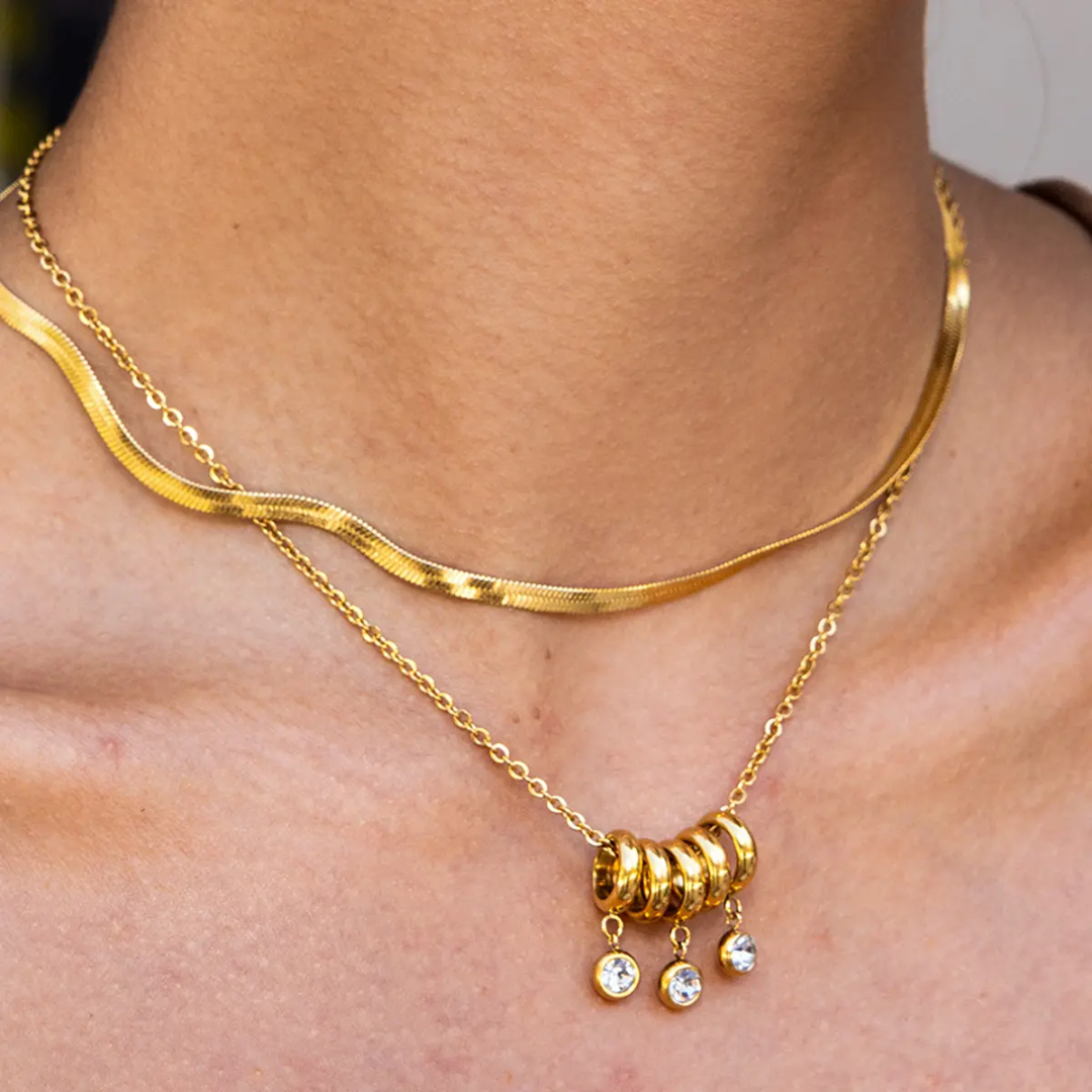 Virasi Layered Diamond Necklace
