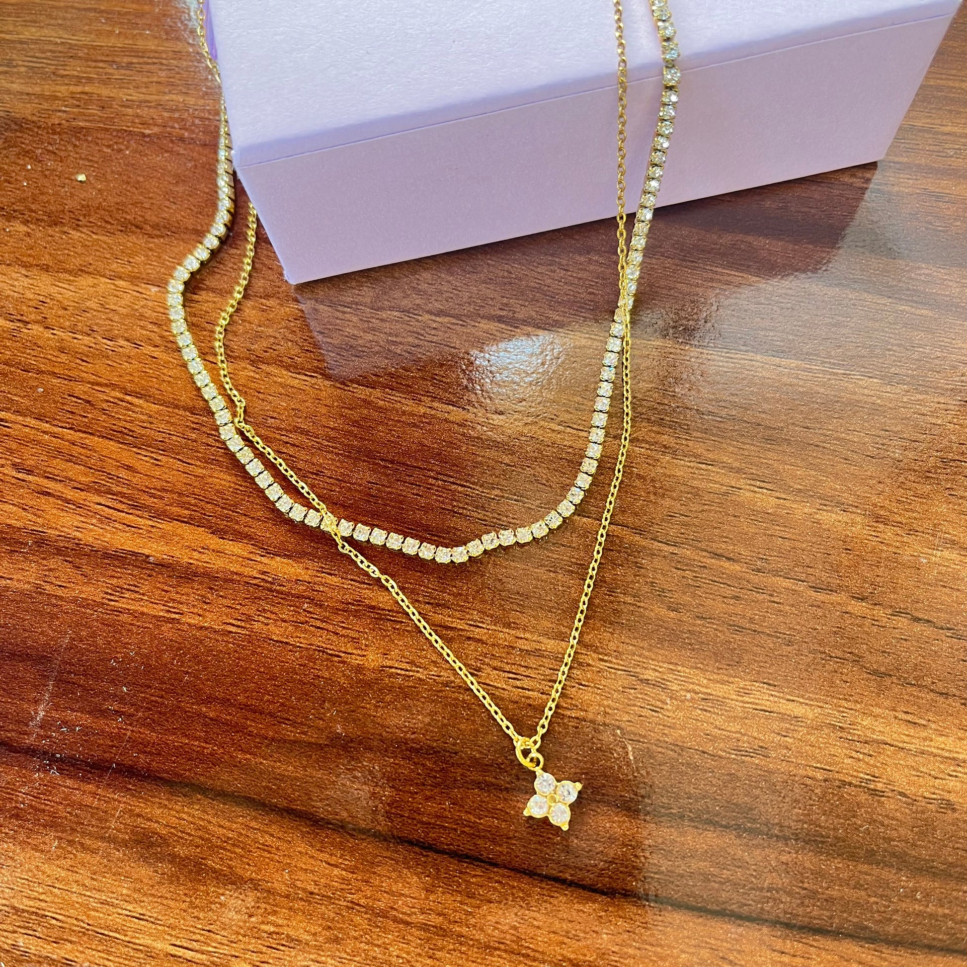 Cristina Layered Diamond Necklace