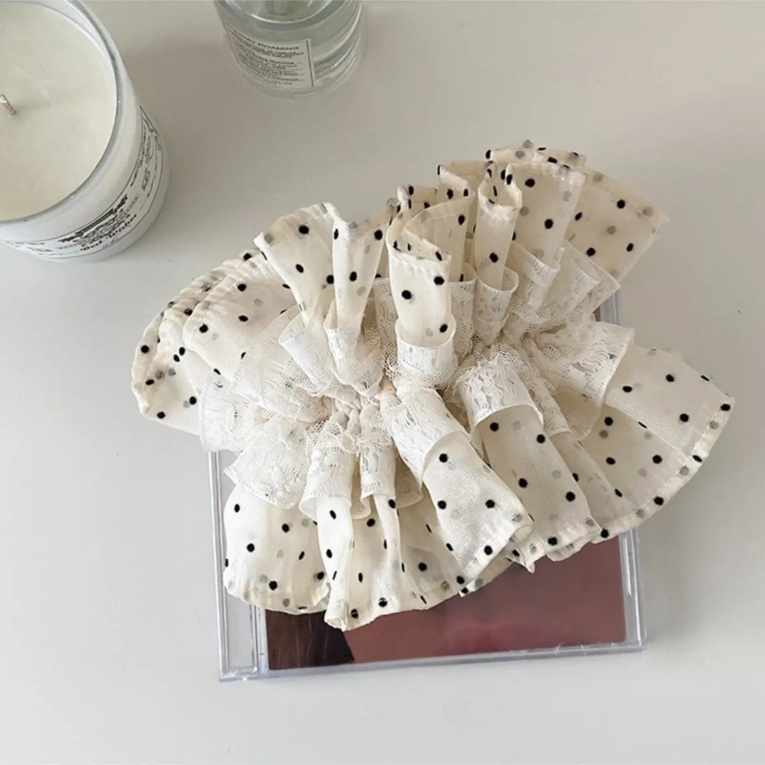 Polka Dot Big Scrunchie