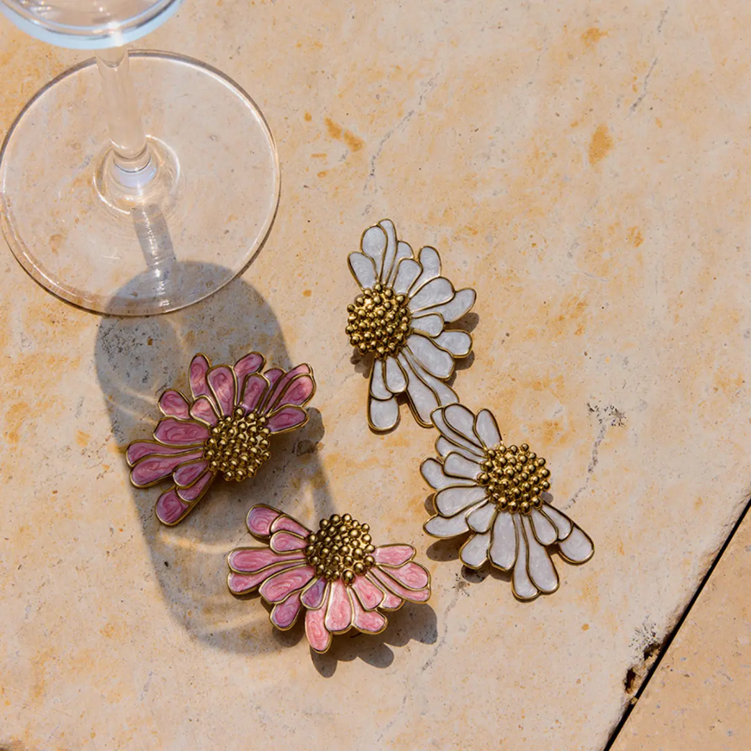 Willa Big Flower Earrings