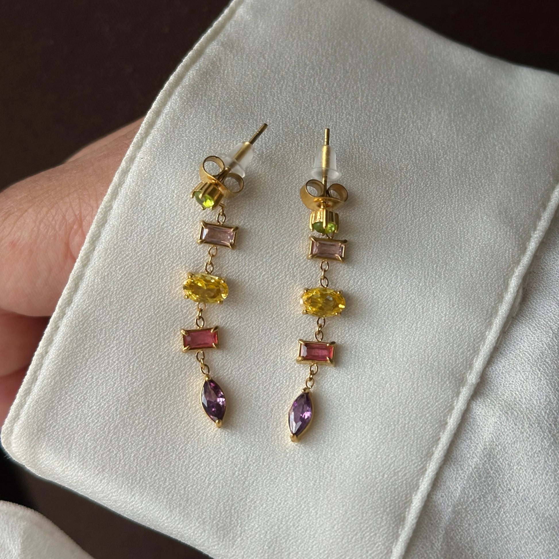 Vella Multicolour Long Earrings✨