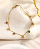Lecia Heart Charm Bracelet