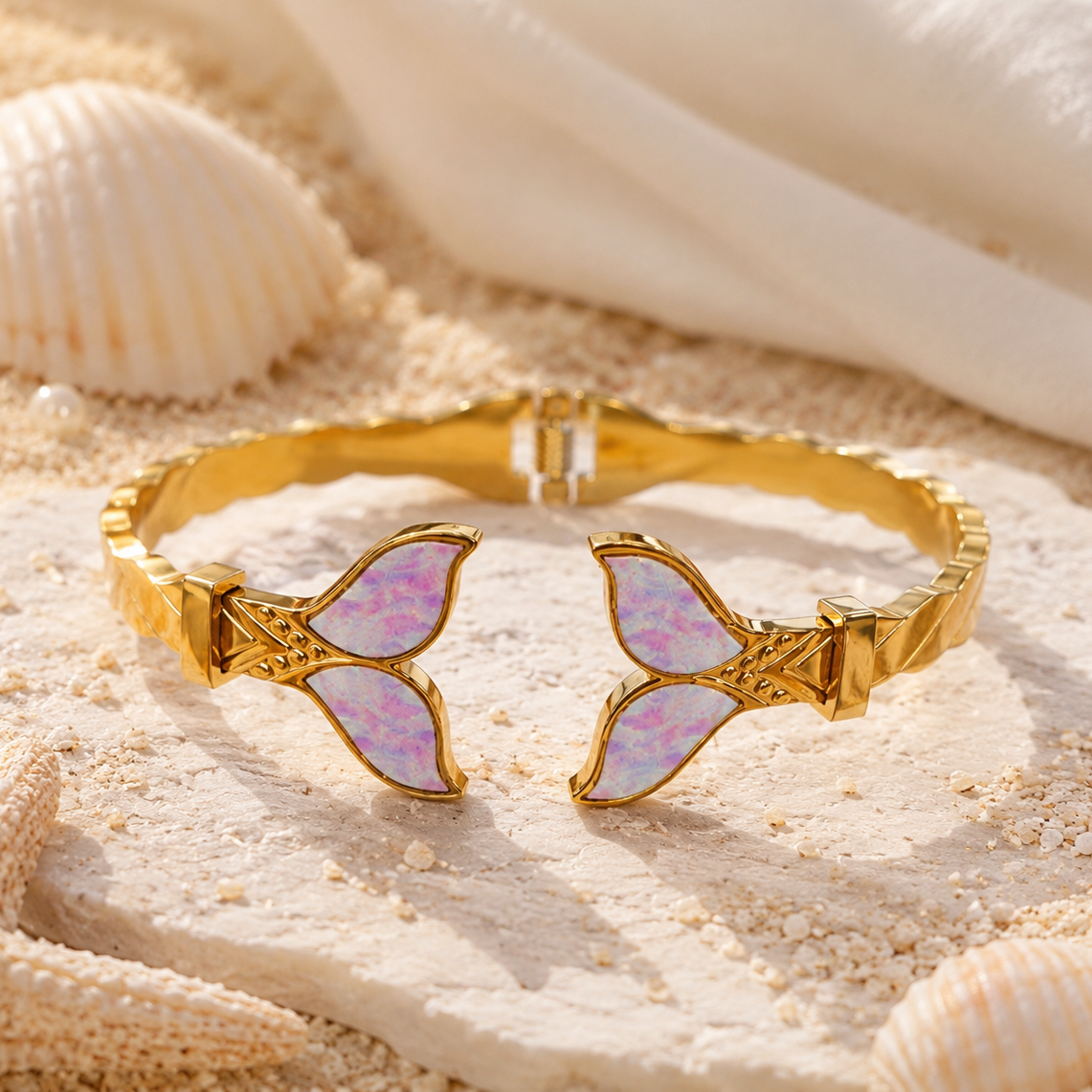 Mermaid Tail Beachy Cuff