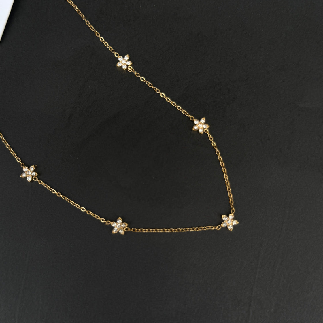 Veeni Flower Diamond Necklace