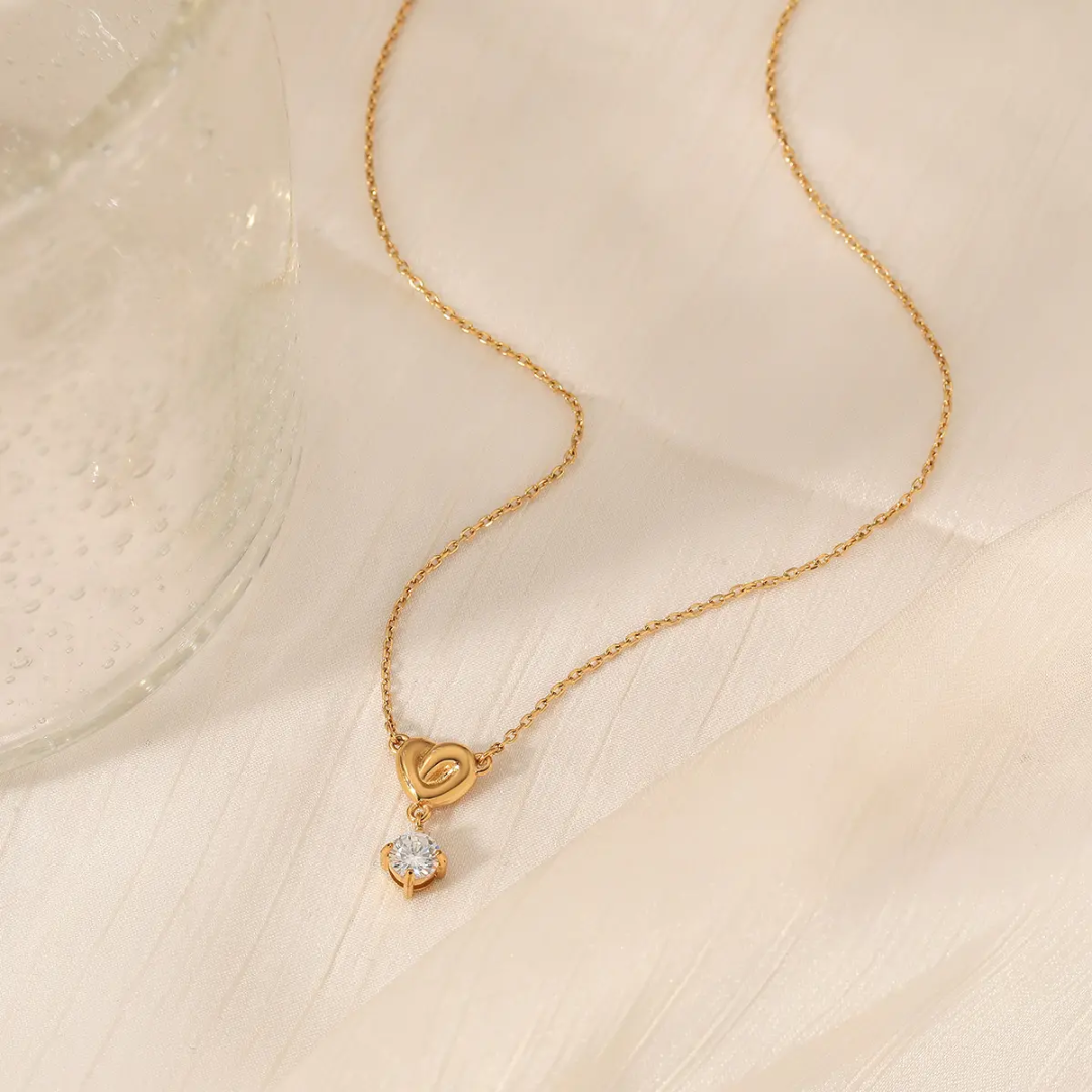 Knotty Heart Diamond Necklace