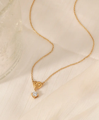 Knotty Heart Diamond Necklace