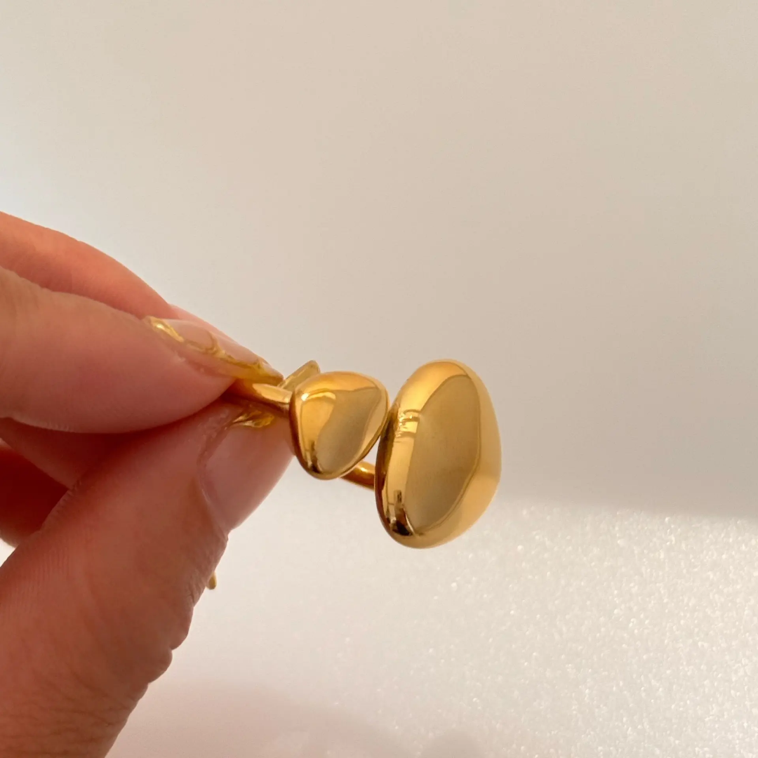 Asvi Statement Gold Ring✨