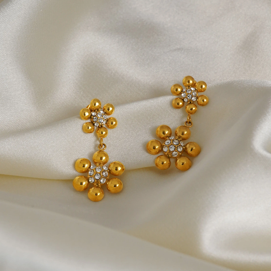 Suhani Flower Diamond Earrings✨❤️