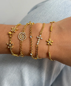 Glow Diamond Cross Bracelet