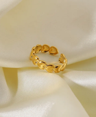 Julie Heart Gold Ring