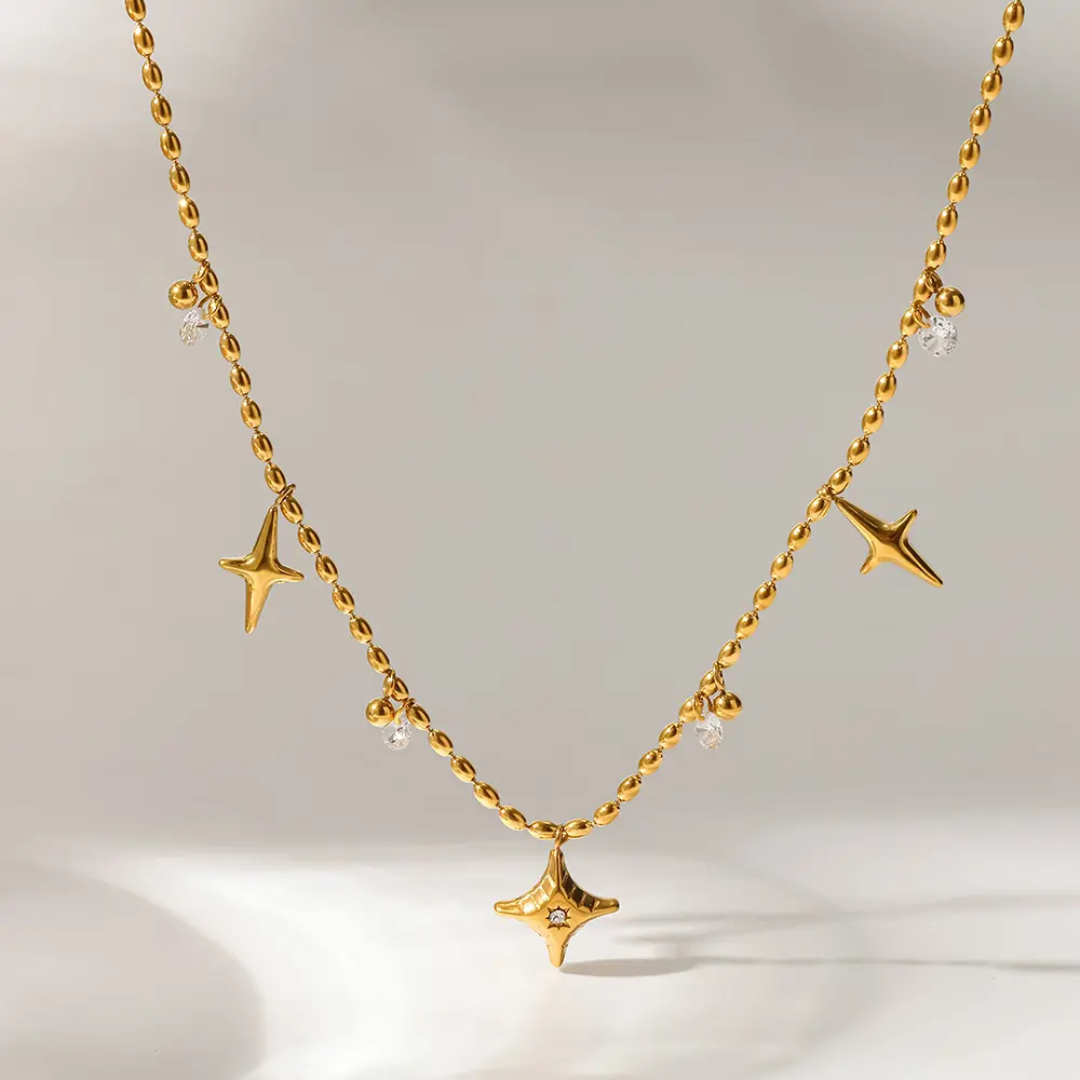 Patrica Charm Diamond Necklace