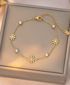 Blooming Flower Gold Bracelet