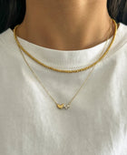 Segue Double Heart Diamond Necklace