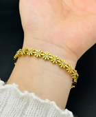 Augusta Flower Gold Cuff
