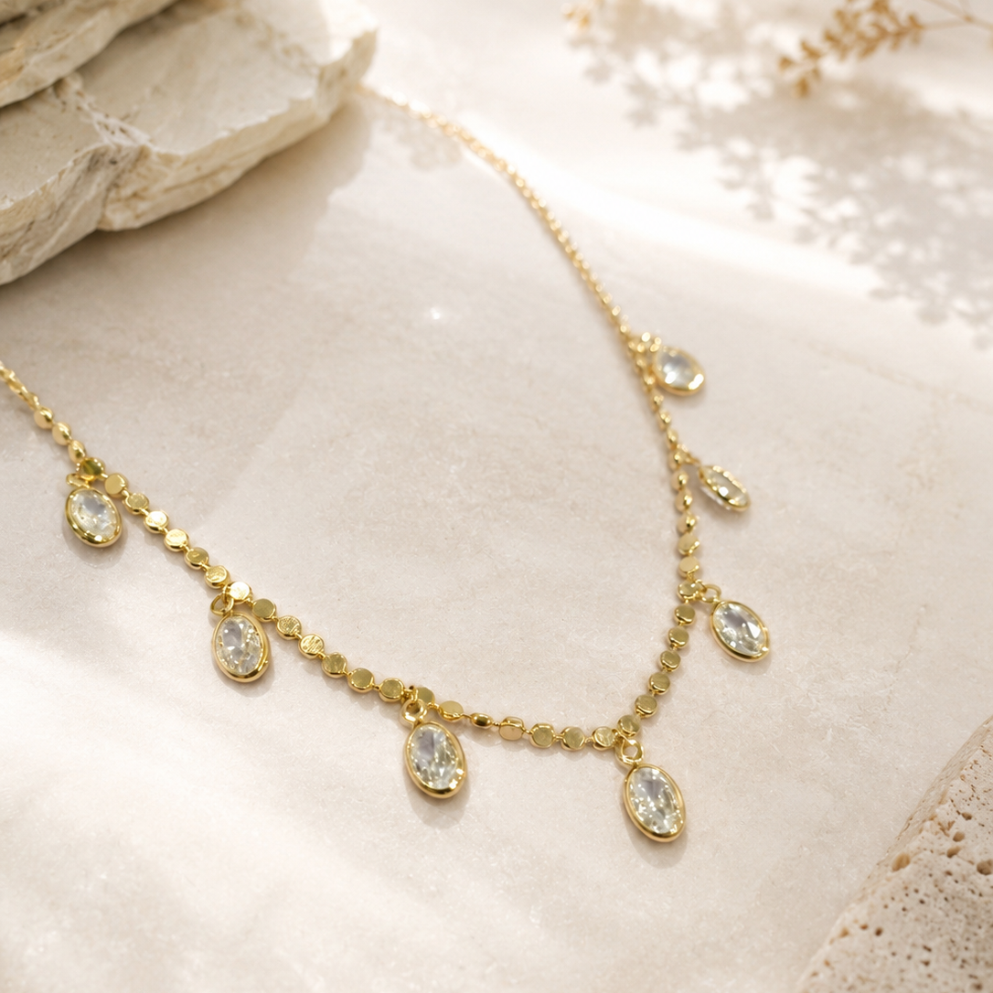 Ruby Princess Drop Necklace