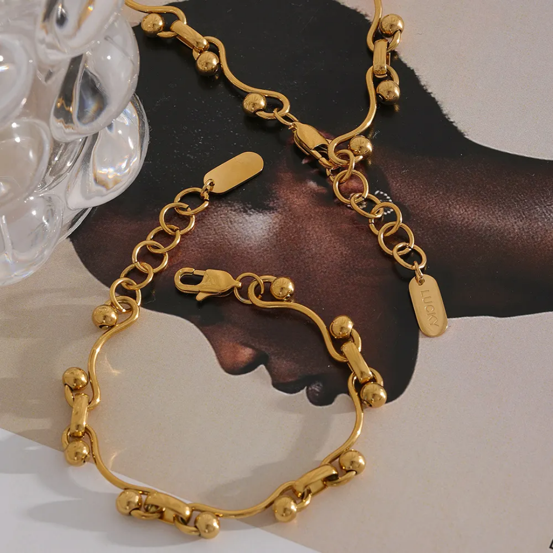 Edria Chunky Linked Bracelet❤️