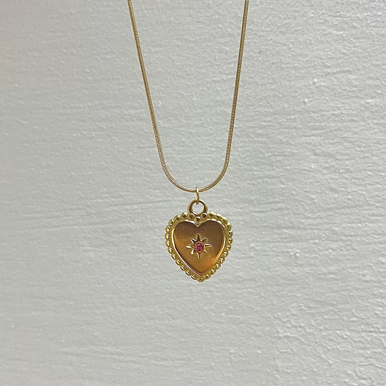 Marigold Heart Necklace