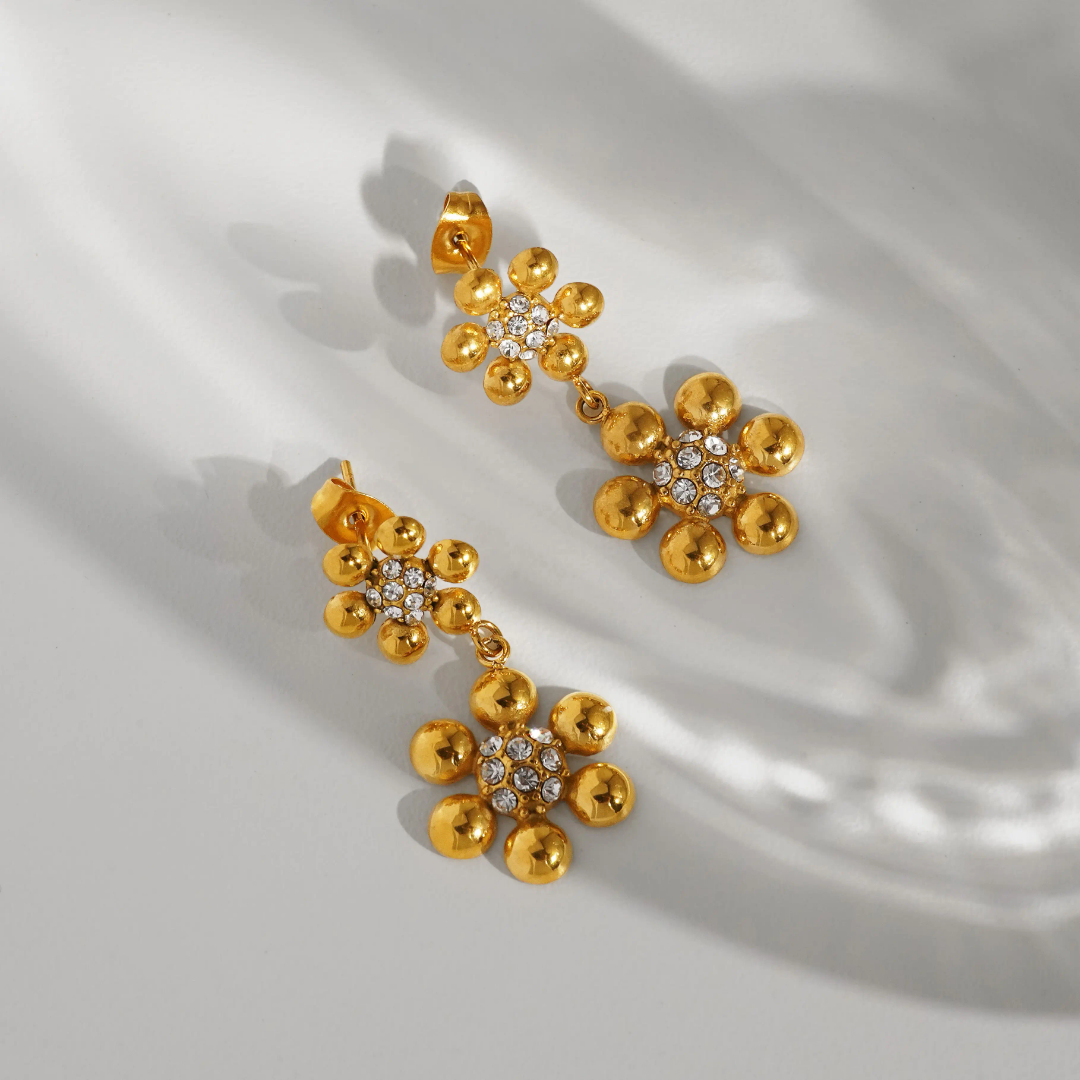 Suhani Flower Diamond Earrings✨❤️