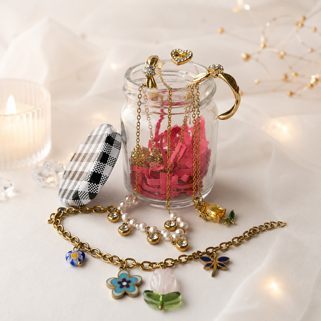 Viral Mystery Jewellery Jars(Read below description carefully)
