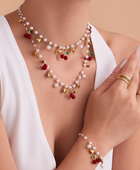 Ivory Strawberry Pearl Necklace