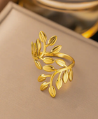 Evail Leaf Gold Ring✨
