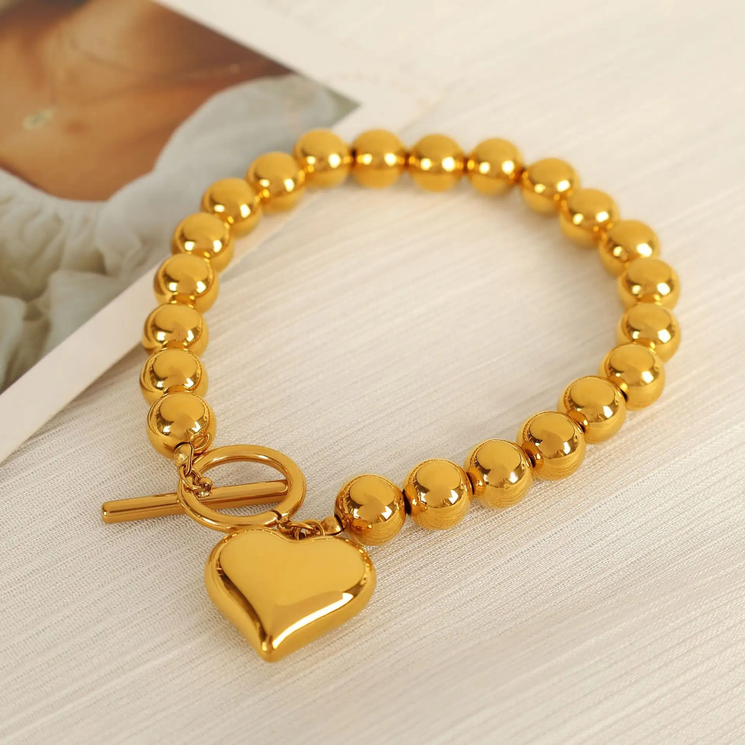 Givai Heart Ball Bracelet