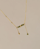 Green Beaded Bliss Minimal Necklace✨