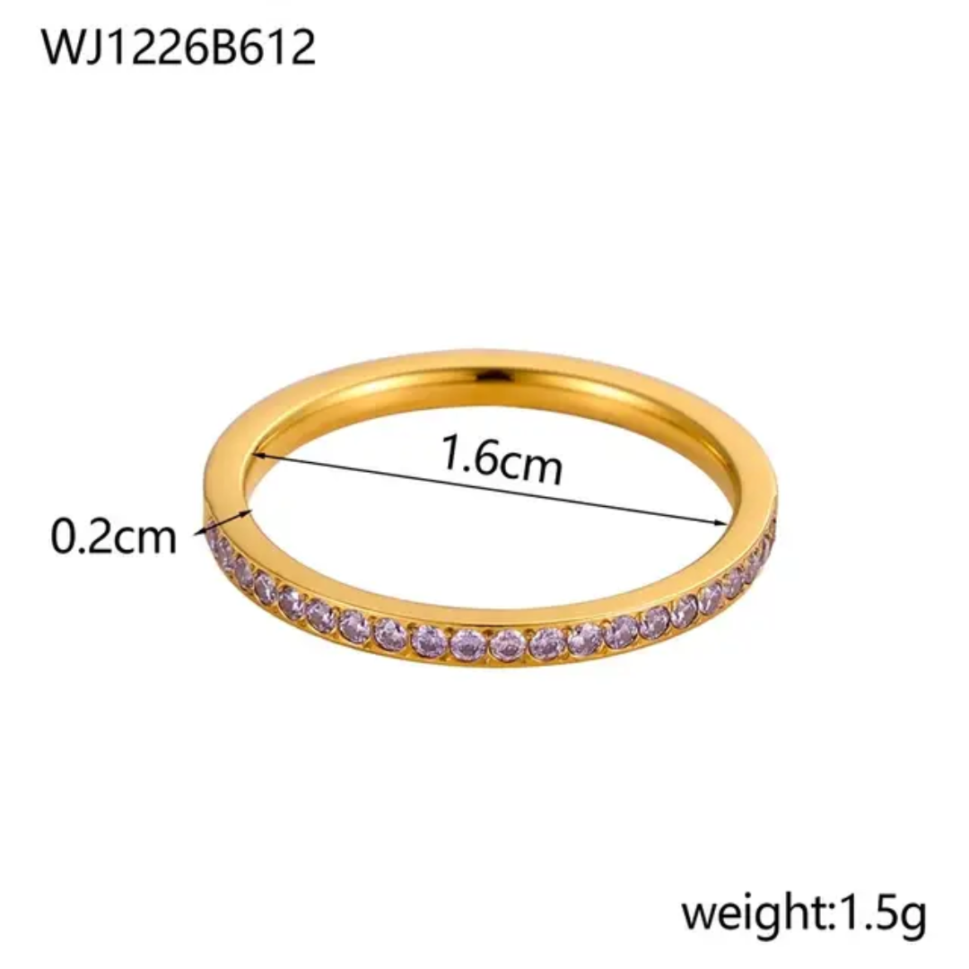 Eternity Diamond Gold Bands