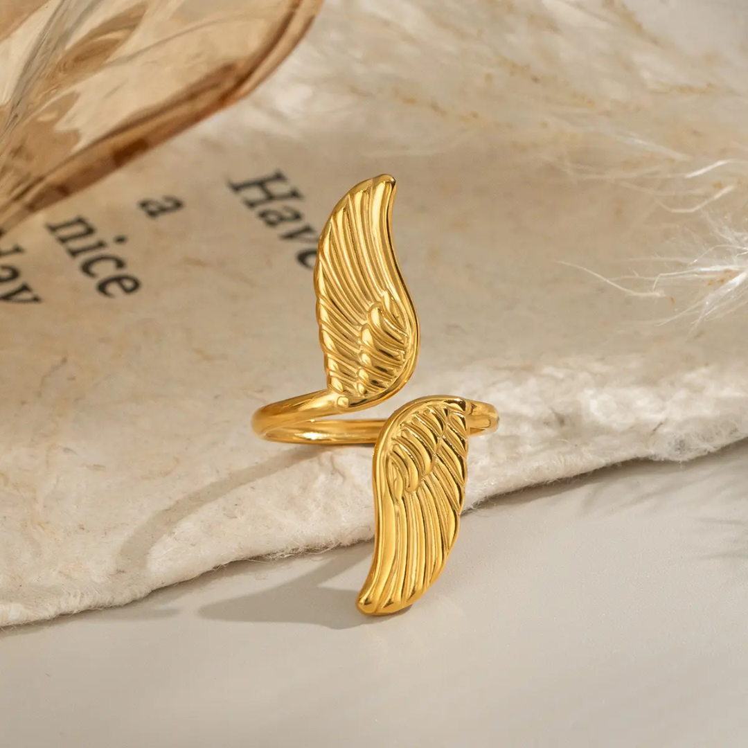 Birdly Wing Gold Ring✨